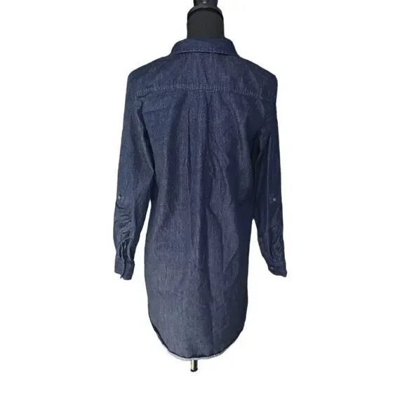 Loft Denim Shirt Dress - Picture 4 of 6